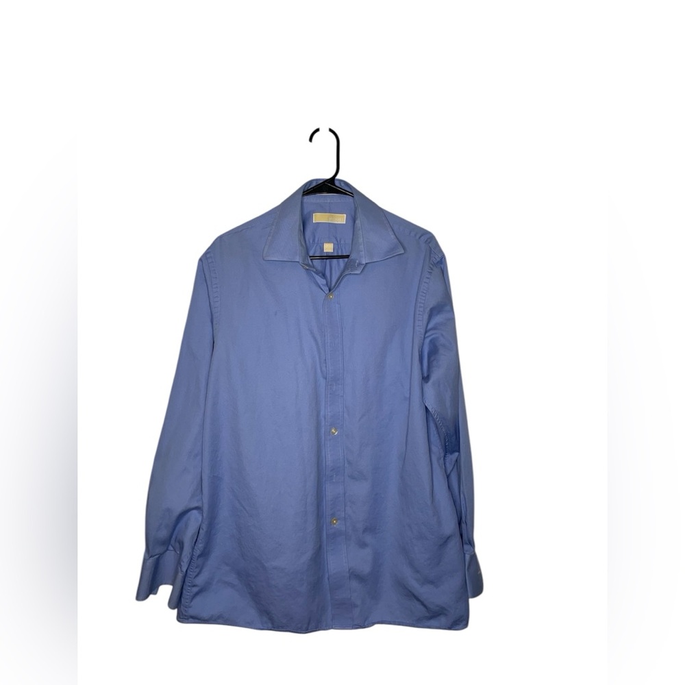 Men's Large Michael Kors Light Blue Button Down‎ 34/35